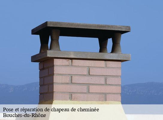 Pose et réparation de chapeau de cheminée 13 Bouches-du-Rhône  Les Compagnons du ramonage