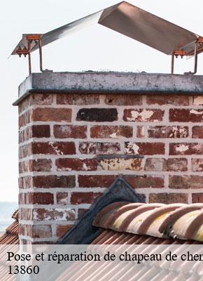 Pose et réparation de chapeau de cheminée peyrolles-en-provence-13860 Les Compagnons du ramonage