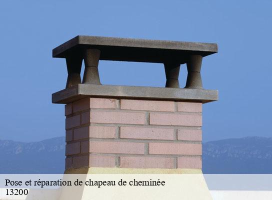 Pose et réparation de chapeau de cheminée  le-sambuc-13200 Les Compagnons du ramonage
