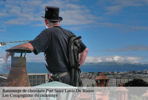Ramonage de cheminée  port-saint-louis-du-rhone-13230 Les Compagnons du ramonage
