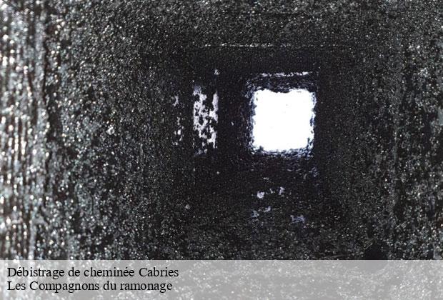 Débistrage de cheminée  cabries-13480 Les Compagnons du ramonage