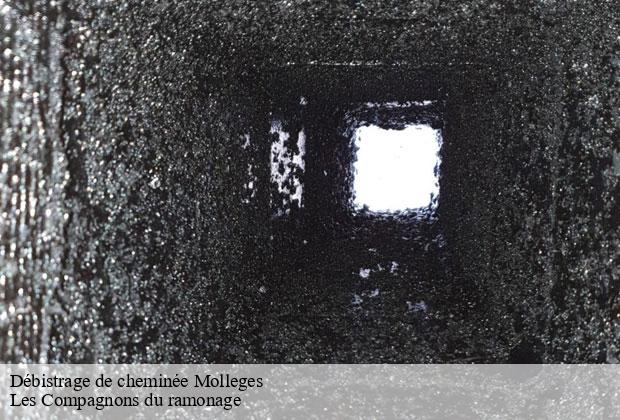 Débistrage de cheminée  molleges-13940 Les Compagnons du ramonage