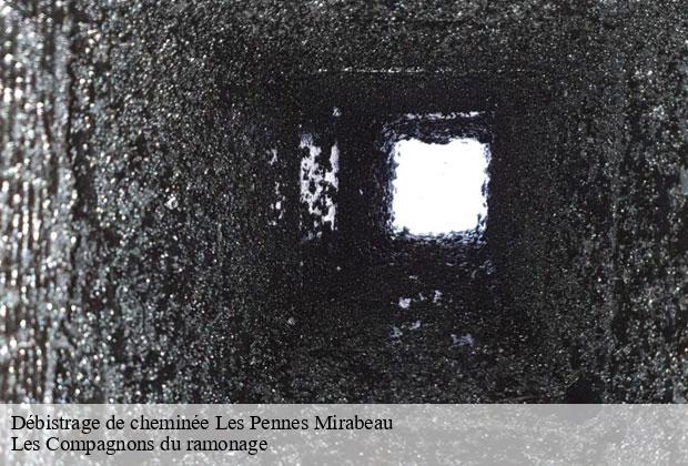 Débistrage de cheminée  les-pennes-mirabeau-13170 Les Compagnons du ramonage