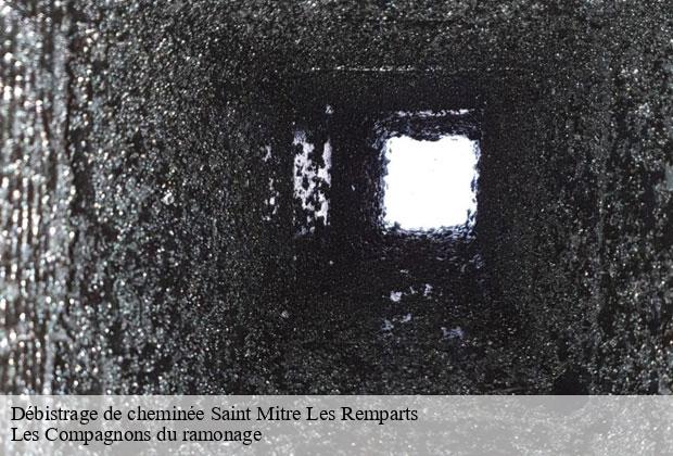 Débistrage de cheminée  saint-mitre-les-remparts-13920 Les Compagnons du ramonage